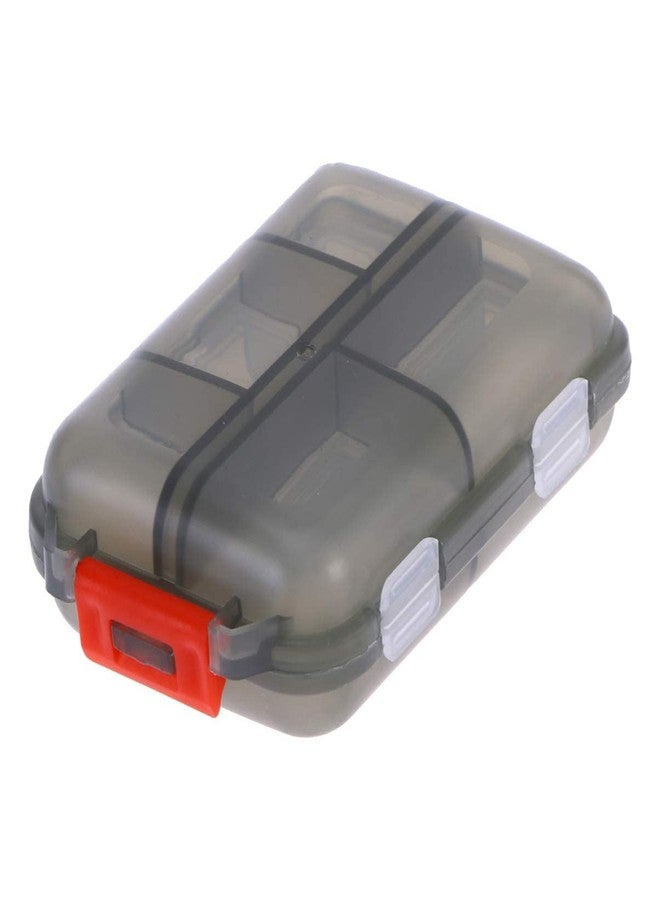 AVMPHD Double Layer Pill Organizer Pill Case with 10 Compartments Portable Mini Travel Pills Box Medicine Carry Box Seal Storage Container Holder for Outdoor Camping Home Travel (Multicolor) - Image 1